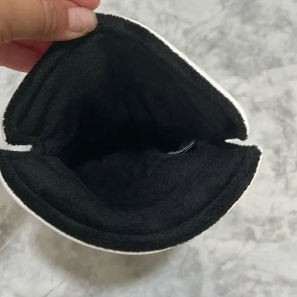 HERITAGE COLLECTION GOLF CLUB HEAD COVER WITH LOGO WHITE N BLACK - Picture 4 of 7